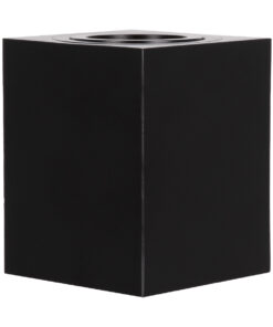 Alternative view of GloboStar® AKIRA 60621 Επιφανειακό Κινούμενο Τετράγωνο Φωτιστικό Σποτ Αλουμινίου με Ντουί GU10 AC 220-240V IP44 Μ8 x Π8 x Υ10cm - Μαύρο