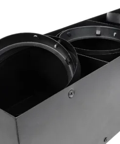 GloboStar® MAGMA 60628 Μοντέρνο Φωτιστικό Οροφής Σποτ Τρίφωτο 3 x GU10 IP20 Μαύρο Αλουμίνιο - Μ45 x Π15 x Υ13cm 12 60628 5