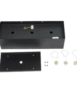 GloboStar® MAGMA 60628 Μοντέρνο Φωτιστικό Οροφής Σποτ Τρίφωτο 3 x GU10 IP20 Μαύρο Αλουμίνιο - Μ45 x Π15 x Υ13cm 13 60628 6