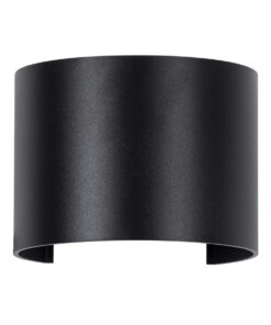 GloboStar® AXIS-R 60637 Φωτιστικό Τοίχου - Απλίκα Αρχιτεκτονικού Φωτισμού Εσωτερικού/Εξωτερικού Χώρου Up & Down LED 10W 1150lm 10 έως 60° AC 220-240V Αδιάβροχο IP65 Μ10 x Π10 x Υ10cm - Θερμό Λευκό 2700K - Μαύρο - Bridgelux Chip - 3 Years Warranty 15 60637 3