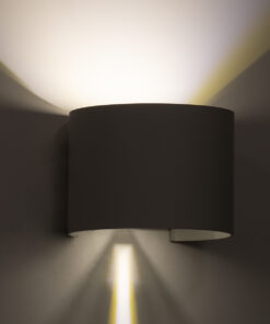 GloboStar® AXIS-R 60638 Φωτιστικό Τοίχου - Απλίκα Αρχιτεκτονικού Φωτισμού Εσωτερικού/Εξωτερικού Χώρου Up & Down LED 10W 1200lm 10 έως 60° AC 220-240V Αδιάβροχο IP65 Μ10 x Π10 x Υ10cm - Φυσικό Λευκό 4500K - Λευκό - Bridgelux Chip - 3 Years Warranty 22 60638 10