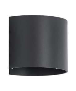 GloboStar® AXIS-R 60639 Φωτιστικό Τοίχου - Απλίκα Αρχιτεκτονικού Φωτισμού Εσωτερικού/Εξωτερικού Χώρου Up & Down LED 10W 1200lm 10 έως 60° AC 220-240V Αδιάβροχο IP65 Μ10 x Π10 x Υ10cm - Φυσικό Λευκό 4500K - Γκρι Ανθρακί- Bridgelux Chip - 3 Years Warranty 16 60639 4