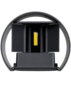 GloboStar® AXIS-R 60639 Φωτιστικό Τοίχου - Απλίκα Αρχιτεκτονικού Φωτισμού Εσωτερικού/Εξωτερικού Χώρου Up & Down LED 10W 1200lm 10 έως 60° AC 220-240V Αδιάβροχο IP65 Μ10 x Π10 x Υ10cm - Φυσικό Λευκό 4500K - Γκρι Ανθρακί- Bridgelux Chip - 3 Years Warranty 19 60639 7