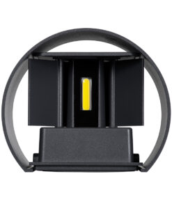 GloboStar® AXIS-R 60642 Φωτιστικό Τοίχου - Απλίκα Αρχιτεκτονικού Φωτισμού Εσωτερικού/Εξωτερικού Χώρου Up & Down LED 10W 1250lm 10 έως 60° AC 220-240V Αδιάβροχο IP65 Μ10 x Π10 x Υ10cm - Ψυχρό Λευκό 6000K - Γκρι Ανθρακί- Bridgelux Chip - 3 Years Warranty 19 60642 7