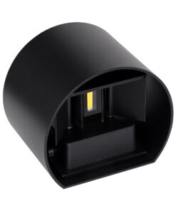 GloboStar® AXIS-R 60643 Φωτιστικό Τοίχου - Απλίκα Αρχιτεκτονικού Φωτισμού Εσωτερικού/Εξωτερικού Χώρου Up & Down LED 10W 1250lm 10 έως 60° AC 220-240V Αδιάβροχο IP65 Μ10 x Π10 x Υ10cm - Ψυχρό Λευκό 6000K - Μαύρο - Bridgelux Chip - 3 Years Warranty 20 60643 8