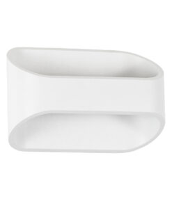 Alternative view of GloboStar® EDEN 60665 Φωτιστικό Τοίχου - Απλίκα Αρχιτεκτονικού Φωτισμού Εσωτερικού Χώρου Up & Down LED 10W 1000lm 60° AC 220-240V IP20 Μ16 x Π10.5 x Υ9cm - Φυσικό Λευκό 4500K - Λευκό - Bridgelux Chip - 3 Years Warranty