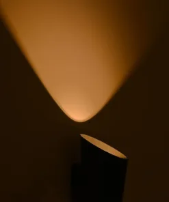 GLOBOSTAR® GANETTI 60671 Μοντέρνο Φωτιστικό Τοίχου - Απλίκα LED 10W 1250lm 60° AC 220-240V Αδιάβροχο IP65 Θερμό Λευκό 2700K - Bridgelux COB Chip & TÜV SÜD Driver - Μαύρο Ματ - Μ9.5 x Π11 x Υ19cm - 5 Χρόνια Εγγύηση 18 60671 10