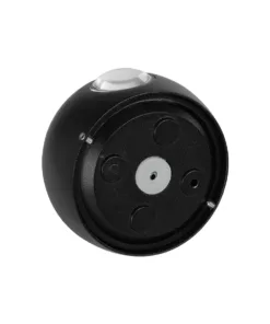 GLOBOSTAR® VEGA 60672 Μοντέρνο Φωτιστικό Τοίχου - Απλίκα LED 6W 750lm 30° AC 220-240V Αδιάβροχο IP65 Θερμό Λευκό 2700K - Bridgelux COB Chip & TÜV SÜD Driver - Μαύρο Ματ - Μ10 x Π7.5 x Υ10cm - 5 Χρόνια Εγγύηση 12 60672 4