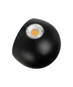 GLOBOSTAR® VEGA 60672 Μοντέρνο Φωτιστικό Τοίχου - Απλίκα LED 6W 750lm 30° AC 220-240V Αδιάβροχο IP65 Θερμό Λευκό 2700K - Bridgelux COB Chip & TÜV SÜD Driver - Μαύρο Ματ - Μ10 x Π7.5 x Υ10cm - 5 Χρόνια Εγγύηση 13 60672 5