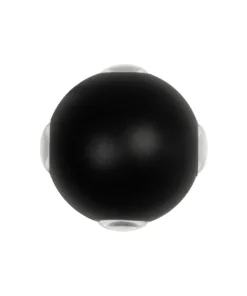 Alternative view of GLOBOSTAR® VEGA 60673 Μοντέρνο Φωτιστικό Τοίχου - Απλίκα LED 12W 1500lm 30° AC 220-240V Αδιάβροχο IP65 Θερμό Λευκό 2700K - Bridgelux COB Chip & TÜV SÜD Driver - Μαύρο Ματ - Μ10 x Π7.5 x Υ10cm - 5 Χρόνια Εγγύηση