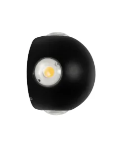 GLOBOSTAR® VEGA 60673 Μοντέρνο Φωτιστικό Τοίχου - Απλίκα LED 12W 1500lm 30° AC 220-240V Αδιάβροχο IP65 Θερμό Λευκό 2700K - Bridgelux COB Chip & TÜV SÜD Driver - Μαύρο Ματ - Μ10 x Π7.5 x Υ10cm - 5 Χρόνια Εγγύηση 10 60673 3