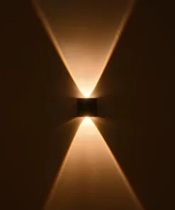 GLOBOSTAR® SIXOAD 60676 Μοντέρνο Φωτιστικό Τοίχου - Απλίκα LED 4W 500lm 30° AC 220-240V Αδιάβροχο IP65 Θερμό Λευκό 2700K - CREE XPE Chip & TÜV SÜD Driver - Μαύρο Ματ - Μ8.5 x Π3.5 x Υ8cm - 5 Χρόνια Εγγύηση 16 60676 7