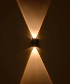 GLOBOSTAR® SIXOAD 60676 Μοντέρνο Φωτιστικό Τοίχου - Απλίκα LED 4W 500lm 30° AC 220-240V Αδιάβροχο IP65 Θερμό Λευκό 2700K - CREE XPE Chip & TÜV SÜD Driver - Μαύρο Ματ - Μ8.5 x Π3.5 x Υ8cm - 5 Χρόνια Εγγύηση 17 60676 8