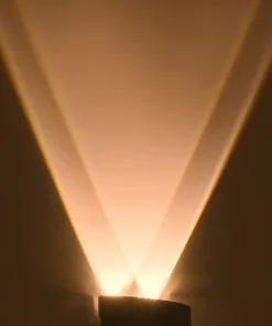 GLOBOSTAR® SIXOAD 60677 Μοντέρνο Φωτιστικό Τοίχου - Απλίκα LED 8W 1000lm 30° AC 220-240V Αδιάβροχο IP65 Θερμό Λευκό 2700K - CREE XPE Chip & TÜV SÜD Driver - Μαύρο Ματ - Μ12 x Π4 x Υ8cm - 5 Χρόνια Εγγύηση 16 60677 10