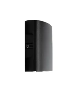 GLOBOSTAR® SIXOAD 60677 Μοντέρνο Φωτιστικό Τοίχου - Απλίκα LED 8W 1000lm 30° AC 220-240V Αδιάβροχο IP65 Θερμό Λευκό 2700K - CREE XPE Chip & TÜV SÜD Driver - Μαύρο Ματ - Μ12 x Π4 x Υ8cm - 5 Χρόνια Εγγύηση 11 60677 3