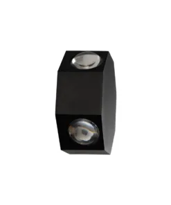 GLOBOSTAR® HIKARI 60687 Μοντέρνο Φωτιστικό Τοίχου - Απλίκα LED 8W 1000lm 30° AC 220-240V Αδιάβροχο IP65 Θερμό Λευκό 2700K - CREE XPE Chip & TÜV SÜD Driver - Μαύρο Ματ - Μ10 x Π4 x Υ10cm - 5 Χρόνια Εγγύηση 12 60687 3