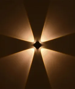 GLOBOSTAR® HIKARI 60687 Μοντέρνο Φωτιστικό Τοίχου - Απλίκα LED 8W 1000lm 30° AC 220-240V Αδιάβροχο IP65 Θερμό Λευκό 2700K - CREE XPE Chip & TÜV SÜD Driver - Μαύρο Ματ - Μ10 x Π4 x Υ10cm - 5 Χρόνια Εγγύηση 16 60687 7