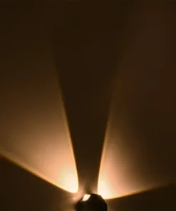 GLOBOSTAR® HIKARI 60687 Μοντέρνο Φωτιστικό Τοίχου - Απλίκα LED 8W 1000lm 30° AC 220-240V Αδιάβροχο IP65 Θερμό Λευκό 2700K - CREE XPE Chip & TÜV SÜD Driver - Μαύρο Ματ - Μ10 x Π4 x Υ10cm - 5 Χρόνια Εγγύηση 18 60687 9