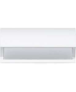 Alternative view of GLOBOSTAR® HORIZON 60691 Μοντέρνο Φωτιστικό Τοίχου - Απλίκα LED 15W 1575lm 120° AC 220-240V Αδιάβροχο IP65 Φυσικό Λευκό 4500K - Bridgelux SMD Chip - Λευκό Ματ - Μ23.5 x Π11 x Υ10cm - 3 Χρόνια Εγγύηση