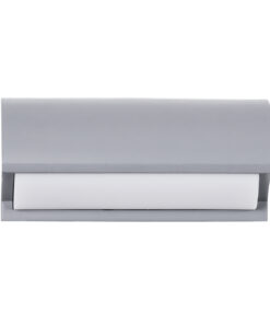 GLOBOSTAR® HORIZON 60692 Μοντέρνο Φωτιστικό Τοίχου - Απλίκα LED 15W 1575lm 120° AC 220-240V Αδιάβροχο IP65 Φυσικό Λευκό 4500K - Bridgelux SMD Chip - Γκρι Ματ - Μ23.5 x Π11 x Υ10cm - 3 Χρόνια Εγγύηση 10 60692 3