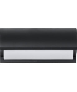 Alternative view of GLOBOSTAR® HORIZON 60693 Μοντέρνο Φωτιστικό Τοίχου - Απλίκα LED 15W 1575lm 120° AC 220-240V Αδιάβροχο IP65 Φυσικό Λευκό 4500K - Bridgelux SMD Chip - Μαύρο Ματ - Μ23.5 x Π11 x Υ10cm - 3 Χρόνια Εγγύηση