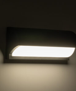GLOBOSTAR® HORIZON 60693 Μοντέρνο Φωτιστικό Τοίχου - Απλίκα LED 15W 1575lm 120° AC 220-240V Αδιάβροχο IP65 Φυσικό Λευκό 4500K - Bridgelux SMD Chip - Μαύρο Ματ - Μ23.5 x Π11 x Υ10cm - 3 Χρόνια Εγγύηση 14 60693 7