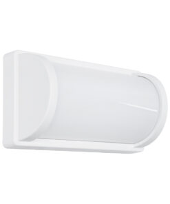 GloboStar® GLOBOSTAR® CELESTIAL 60694 Μοντέρνο Φωτιστικό Τοίχου - Απλίκα LED 15W 1575lm 120° AC 220-240V Αδιάβροχο IP65 Φυσικό Λευκό 4500K - Bridgelux SMD Chip - Λευκό Ματ - Μ26 x Π9 x Υ13.5cm - 3 Χρόνια Εγγύηση