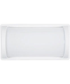 Alternative view of GLOBOSTAR® CELESTIAL 60694 Μοντέρνο Φωτιστικό Τοίχου - Απλίκα LED 15W 1575lm 120° AC 220-240V Αδιάβροχο IP65 Φυσικό Λευκό 4500K - Bridgelux SMD Chip - Λευκό Ματ - Μ26 x Π9 x Υ13.5cm - 3 Χρόνια Εγγύηση