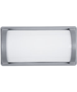 Alternative view of GLOBOSTAR® CELESTIAL 60695 Μοντέρνο Φωτιστικό Τοίχου - Απλίκα LED 15W 1575lm 120° AC 220-240V Αδιάβροχο IP65 Φυσικό Λευκό 4500K - Bridgelux SMD Chip - Γκρι Ματ - Μ26 x Π9 x Υ13.5cm - 3 Χρόνια Εγγύηση