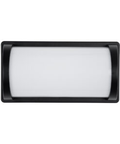 Alternative view of GLOBOSTAR® CELESTIAL 60696 Μοντέρνο Φωτιστικό Τοίχου - Απλίκα LED 15W 1575lm 120° AC 220-240V Αδιάβροχο IP65 Φυσικό Λευκό 4500K - Bridgelux SMD Chip - Μαύρο Ματ - Μ26 x Π9 x Υ13.5cm - 3 Χρόνια Εγγύηση