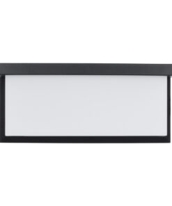 Alternative view of GLOBOSTAR® CITYSCAPE 60699 Μοντέρνο Φωτιστικό Τοίχου - Απλίκα LED 18W 1890lm 120° AC 220-240V Αδιάβροχο IP65 Φυσικό Λευκό 4500K - Bridgelux SMD Chip - Μαύρο Ματ - Μ23.5 x Π11 x Υ10cm - 3 Χρόνια Εγγύηση