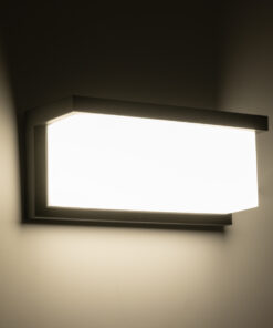 GLOBOSTAR® CITYSCAPE 60699 Μοντέρνο Φωτιστικό Τοίχου - Απλίκα LED 18W 1890lm 120° AC 220-240V Αδιάβροχο IP65 Φυσικό Λευκό 4500K - Bridgelux SMD Chip - Μαύρο Ματ - Μ23.5 x Π11 x Υ10cm - 3 Χρόνια Εγγύηση 13 60699 7