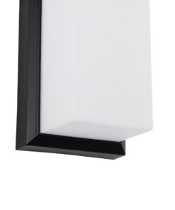 GLOBOSTAR® LOFT 60758 Μοντέρνο Φωτιστικό Τοίχου - Απλίκα LED 18W 1890lm 120° AC 220-240V Αδιάβροχο IP65 Φυσικό Λευκό 4500K - Bridgelux SMD Chip - Μαύρο Ματ - Μ24.5 x Π11 x Υ9.5cm - 3 Χρόνια Εγγύηση 11 60758 5