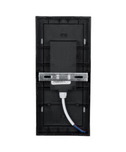 GLOBOSTAR® LOFT 60758 Μοντέρνο Φωτιστικό Τοίχου - Απλίκα LED 18W 1890lm 120° AC 220-240V Αδιάβροχο IP65 Φυσικό Λευκό 4500K - Bridgelux SMD Chip - Μαύρο Ματ - Μ24.5 x Π11 x Υ9.5cm - 3 Χρόνια Εγγύηση 12 60758 6