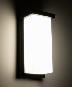 GLOBOSTAR® LOFT 60758 Μοντέρνο Φωτιστικό Τοίχου - Απλίκα LED 18W 1890lm 120° AC 220-240V Αδιάβροχο IP65 Φυσικό Λευκό 4500K - Bridgelux SMD Chip - Μαύρο Ματ - Μ24.5 x Π11 x Υ9.5cm - 3 Χρόνια Εγγύηση 13 60758 7