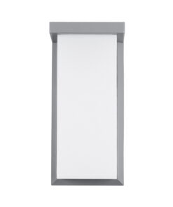 Alternative view of GLOBOSTAR® LOFT 60759 Μοντέρνο Φωτιστικό Τοίχου - Απλίκα LED 18W 1890lm 120° AC 220-240V Αδιάβροχο IP65 Φυσικό Λευκό 4500K - Bridgelux SMD Chip - Γκρι Ματ - Μ24.5 x Π11 x Υ9.5cm - 3 Χρόνια Εγγύηση