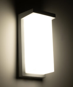 GLOBOSTAR® LOFT 60760 Μοντέρνο Φωτιστικό Τοίχου - Απλίκα LED 18W 1890lm 120° AC 220-240V Αδιάβροχο IP65 Φυσικό Λευκό 4500K - Bridgelux SMD Chip - Λευκό Ματ - Μ24.5 x Π11 x Υ9.5cm - 3 Χρόνια Εγγύηση 13 60760 7