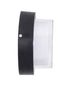 GLOBOSTAR® NEXUS 60761 Φωτιστικό Τοίχου - Απλίκα Εσωτερικού/Εξωτερικού Χώρου LED 10W 1050lm 120° AC175-265V Αδιάβροχο IP65 - Πλαστικό Σώμα - Φυσικό λευκό 4500K - Φ17 x Υ9cm - Μαύρο - Bridgelux Chip - 3 Χρόνια Εγγύηση 11 60761 4