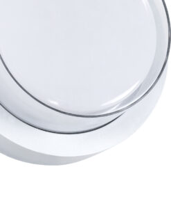 GLOBOSTAR® NEXUS 60763 Φωτιστικό Τοίχου - Απλίκα Εσωτερικού/Εξωτερικού Χώρου LED 10W 1050lm 120° AC175-265V Αδιάβροχο IP65 - Πλαστικό Σώμα - Φυσικό λευκό 4500K - Φ17 x Υ9cm - Λευκό - Bridgelux Chip - 3 Χρόνια Εγγύηση 12 60763 5