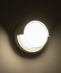 GLOBOSTAR® APEX 60766 Φωτιστικό Τοίχου - Απλίκα Εσωτερικού/Εξωτερικού Χώρου LED 10W 1050lm 120° AC175-265V Αδιάβροχο IP65 - Πλαστικό Σώμα - Φυσικό λευκό 4500K - Φ17 x Υ9cm - Λευκό - Bridgelux Chip - 3 Χρόνια Εγγύηση 13 60766 7