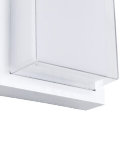 GLOBOSTAR® NEXUS 60769 Φωτιστικό Τοίχου - Απλίκα Εσωτερικού/Εξωτερικού Χώρου LED 10W 1050lm 120° AC175-265V Αδιάβροχο IP65 - Πλαστικό Σώμα - Φυσικό λευκό 4500K - Μ17 x Π17 x Υ9cm - Λευκό - Bridgelux Chip - 3 Χρόνια Εγγύηση 11 60769 5