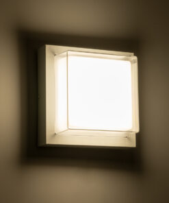 GLOBOSTAR® NEXUS 60769 Φωτιστικό Τοίχου - Απλίκα Εσωτερικού/Εξωτερικού Χώρου LED 10W 1050lm 120° AC175-265V Αδιάβροχο IP65 - Πλαστικό Σώμα - Φυσικό λευκό 4500K - Μ17 x Π17 x Υ9cm - Λευκό - Bridgelux Chip - 3 Χρόνια Εγγύηση 13 60769 7