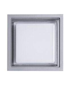 Alternative view of GLOBOSTAR® MAJESTIC 60774 Φωτιστικό Τοίχου - Απλίκα Εσωτερικού/Εξωτερικού Χώρου LED 10W 1050lm 120° AC175-265V Αδιάβροχο IP65 - Πλαστικό Σώμα - Φυσικό λευκό 4500K - Μ17 x Π17 x Υ9cm - Γκρι - Bridgelux Chip - 3 Χρόνια Εγγύηση