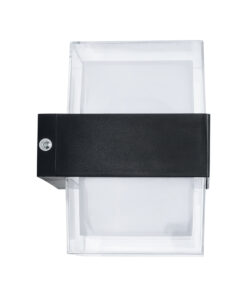 GLOBOSTAR® EMPIRE 60778 Φωτιστικό Τοίχου - Απλίκα Εσωτερικού/Εξωτερικού Χώρου LED 10W 1050lm 120° AC175-265V Αδιάβροχο IP65 - Πλαστικό Σώμα - Φυσικό λευκό 4500K - Μ10.5 x Π9 x Υ13cm - Μαύρο - Bridgelux Chip - 3 Χρόνια Εγγύηση 10 60778 4