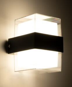 GLOBOSTAR® EMPIRE 60778 Φωτιστικό Τοίχου - Απλίκα Εσωτερικού/Εξωτερικού Χώρου LED 10W 1050lm 120° AC175-265V Αδιάβροχο IP65 - Πλαστικό Σώμα - Φυσικό λευκό 4500K - Μ10.5 x Π9 x Υ13cm - Μαύρο - Bridgelux Chip - 3 Χρόνια Εγγύηση 13 60778 7