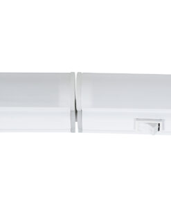 GloboStar® TUBO 60787 Γραμμικό Φωτιστικό Οροφής Linear LED Τύπου T5 Επεκτεινόμενο 9W 900lm 180° AC 220-240V IP20 Πάγκου Κουζίνας με Διακόπτη On/Off Μ60 x Π2.2 x Υ3.5cm Ψυχρό Λευκό 6000K - Λευκό - 3 Years Warranty 22 60787 11
