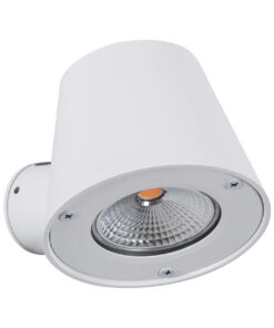 Alternative view of GloboStar® GARDENIA 60797 Φωτιστικό Τοίχου - Απλίκα Αρχιτεκτονικού Φωτισμού Εσωτερικού/Εξωτερικού Χώρου Up or Down LED 7W 700lm 60° AC220-240V Αδιάβροχο IP65 - Σώμα Αλουμινίου & Tempered Glass - Μ9.5 x Π13 x Υ7.7cm - Θερμό Λευκό 2700K - Λευκό - Bridgelux Chip - 5 Years Warranty