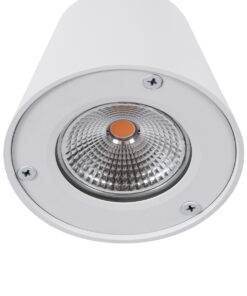 GloboStar® GARDENIA 60797 Φωτιστικό Τοίχου - Απλίκα Αρχιτεκτονικού Φωτισμού Εσωτερικού/Εξωτερικού Χώρου Up or Down LED 7W 700lm 60° AC220-240V Αδιάβροχο IP65 - Σώμα Αλουμινίου & Tempered Glass - Μ9.5 x Π13 x Υ7.7cm - Θερμό Λευκό 2700K - Λευκό - Bridgelux Chip - 5 Years Warranty 15 60797 6