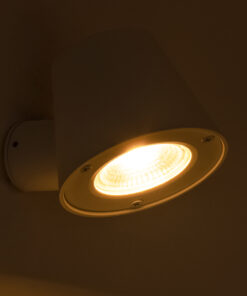 GloboStar® GARDENIA 60797 Φωτιστικό Τοίχου - Απλίκα Αρχιτεκτονικού Φωτισμού Εσωτερικού/Εξωτερικού Χώρου Up or Down LED 7W 700lm 60° AC220-240V Αδιάβροχο IP65 - Σώμα Αλουμινίου & Tempered Glass - Μ9.5 x Π13 x Υ7.7cm - Θερμό Λευκό 2700K - Λευκό - Bridgelux Chip - 5 Years Warranty 16 60797 7