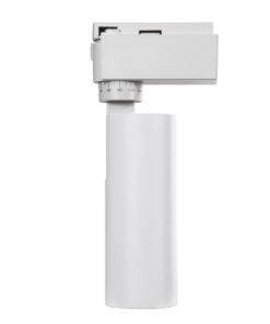 GloboStar® LUGANO 60801 Μονοφασικό Φωτιστικό Σποτ Ράγας LED 10W 1250lm 36° Acrylic HQ LENS AC 220-240V IP20 Φ4.5 x Υ19cm Φυσικό Λευκό 4500K - EUROTRACK® System 1L+1N - Λευκό - Bridgelux Chip - TÜV Certified Driver - 5 Χρόνια Εγγύηση 16 60801 5